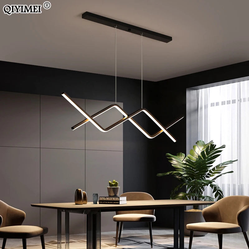 suspension led moderne à intensité variable éclairage intérieur nouvelle lampe