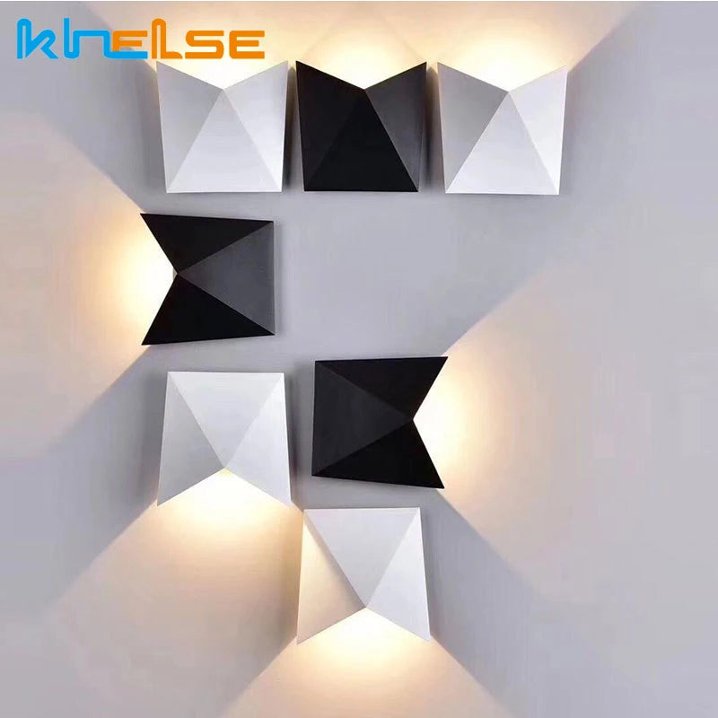 applique murale led design minimaliste créatif et moderne - vue 3 sur 9