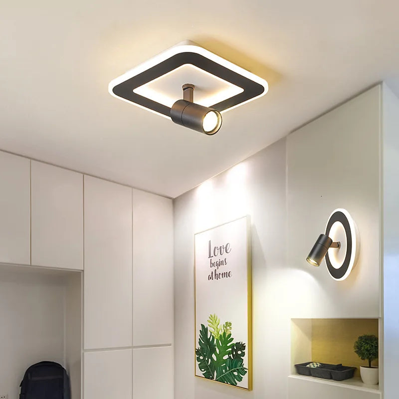 plafonnier led design moderne éclairage d'intérieur luminaire décoratif - vue 5 sur 25