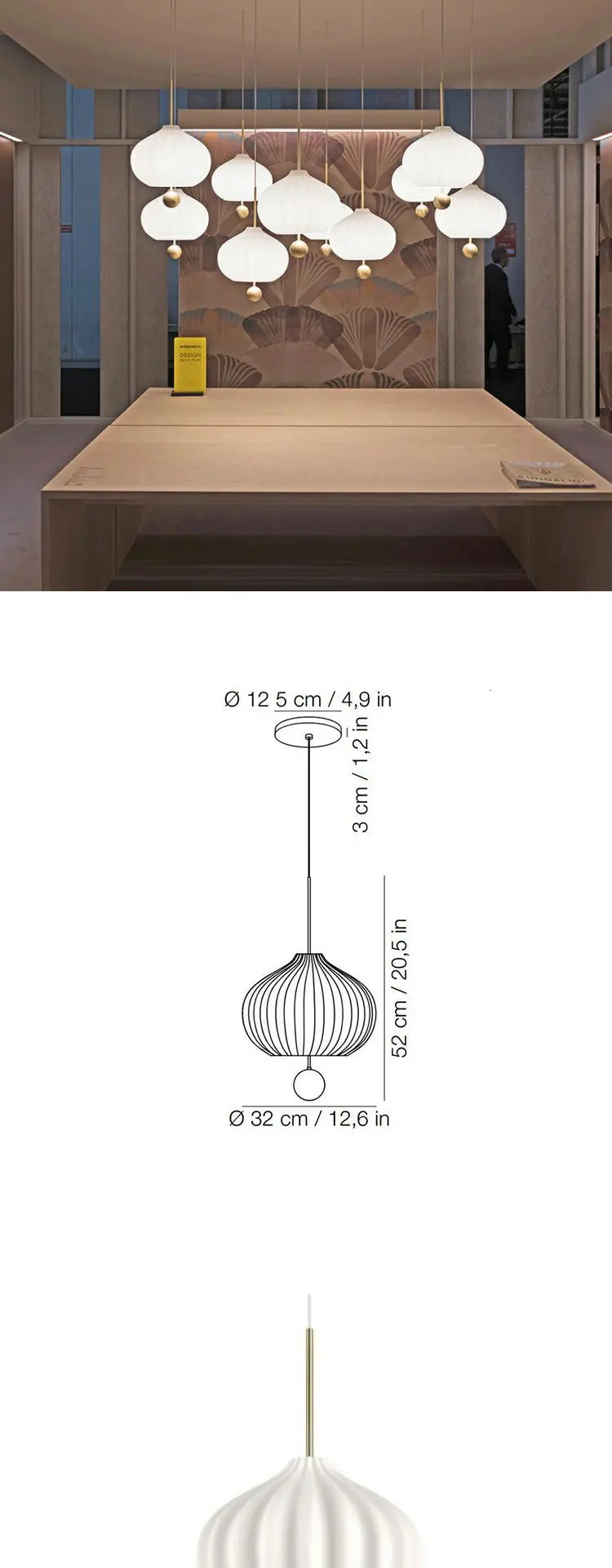(15mai) Suspension moderne LED style chinois forme sphérique Shoutao - vue 9 sur 8