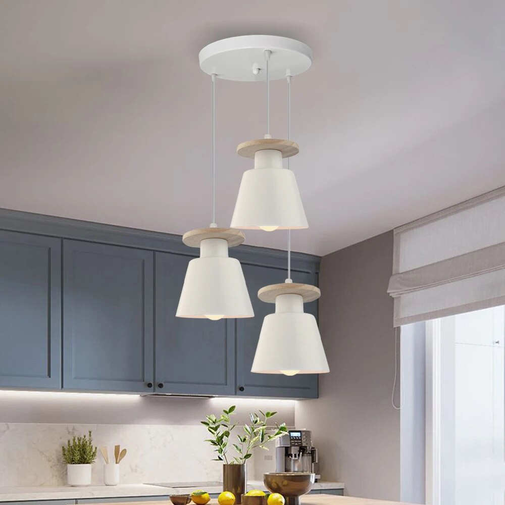 suspension bois moderne nordique intérieur - vue 4 sur 12