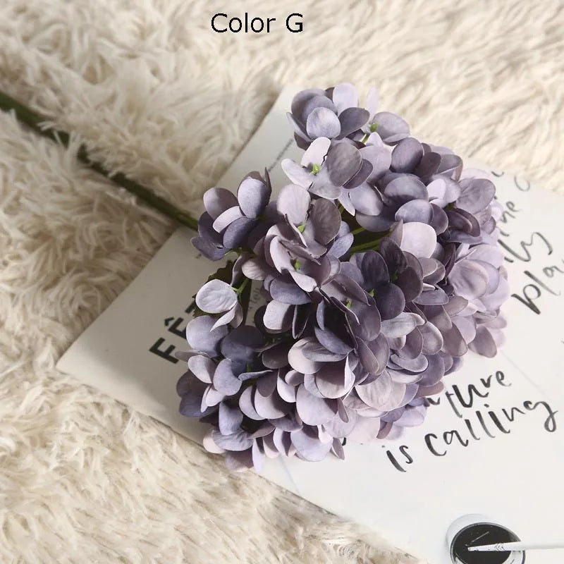 bouquet d'hortensia artificiel séché pour décoration de mariage - vue 9 sur 14