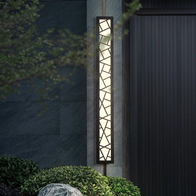 Applique extérieure étanche LED grande applique IP65 en aluminium lumière jardin Villa porche applique lumière 110V 220V applique Luminaire