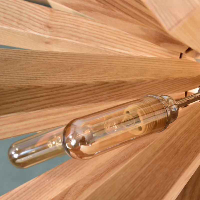 suspension en bois de pissenlit pour décoration créative et originale - vue 10 sur 10