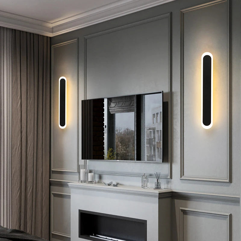 LED applique murale extérieure moderne étanche IP65 porche jardin balcon porte phare terrasse escalier décoration éclairage mural - vue 4 sur 6