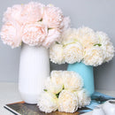 bouquet de 5 pivoines artificielles en soie pour décoration