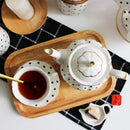 Service à thé anglais porcelaine fine peint main
