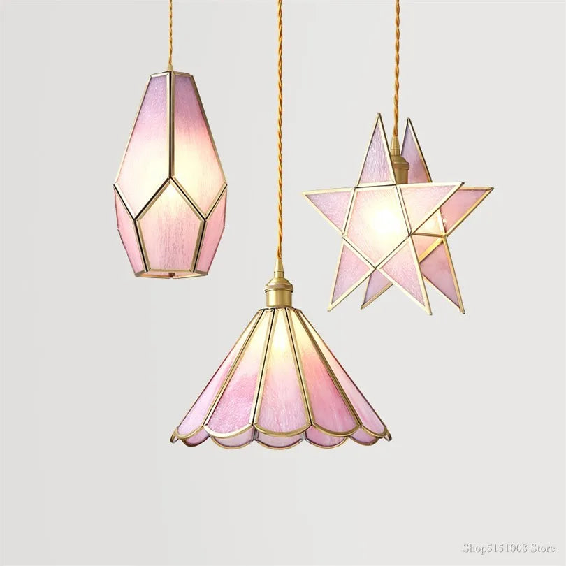 Lampe de chevet rose