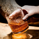 Lot 4 verres whisky style facetté résistants élégants