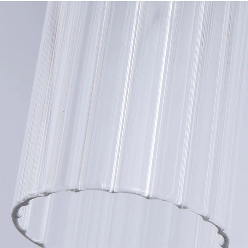 applique murale led moderne en verre doré décoratif d'intérieur - vue 7 sur 8