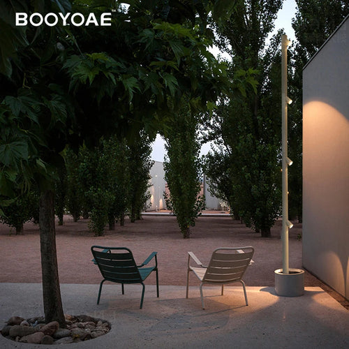 Lampadaire extérieur de pelouse moderne en aluminium
