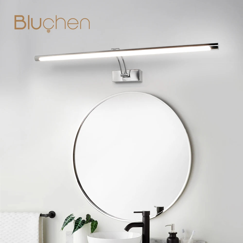applique murale moderne à led pour miroir intérieur décoratif et élégant - vue 4 sur 10