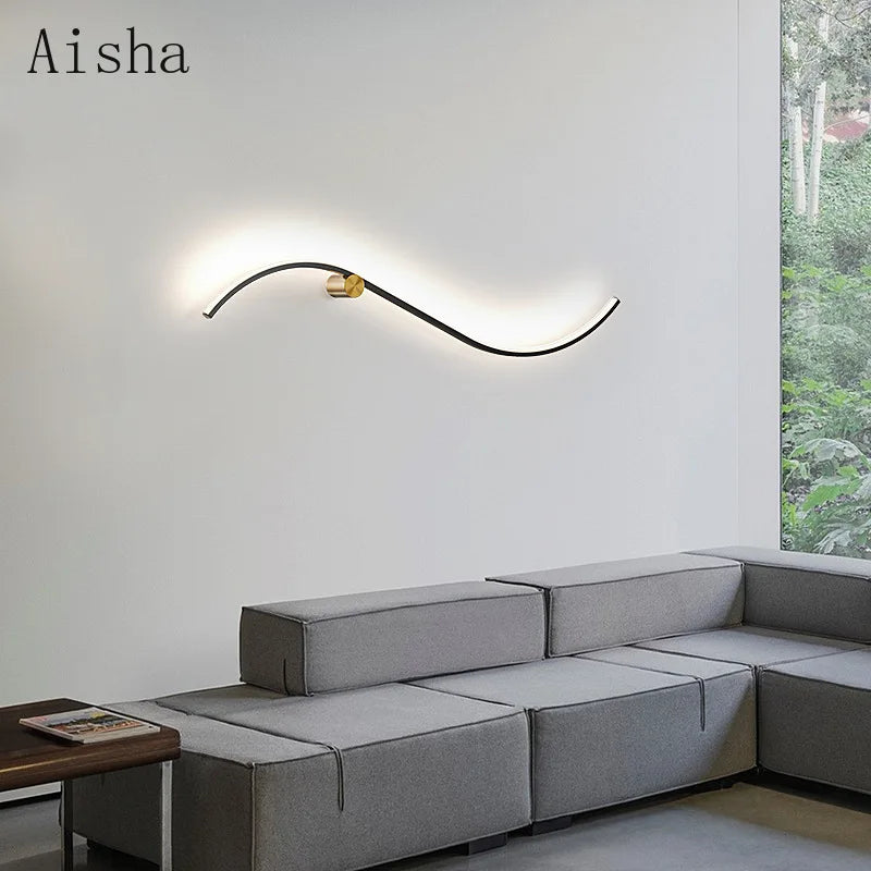 applique murale moderne et créative à led pour décoration intérieure - vue 4 sur 9