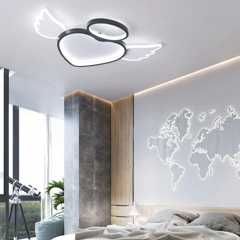 plafonnier led design pour un éclairage moderne intérieur - vue 3 sur 8