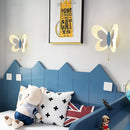 applique murale créative papillon dessin animé lumière led enfants