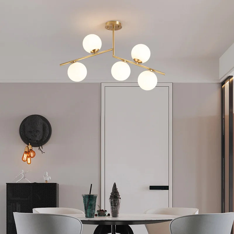 Lustre Moderne Simple Nordique - vue 3 sur 8