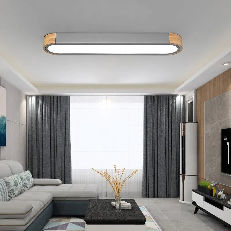 plafonniers décoratifs en bois avec télécommande deckenleuchten - vue 5 sur 15