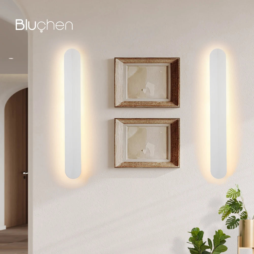 applique murale moderne led en fer style nordique - vue 4 sur 9