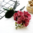 mini branche dorchidée artificielle pour décoration de mariage et domicile