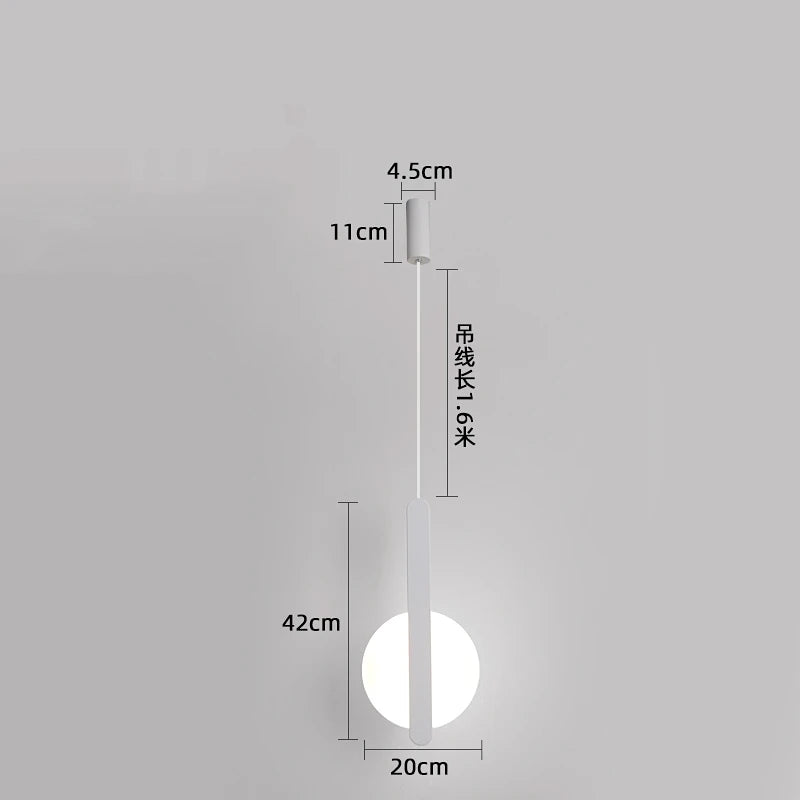 suspension moderne à led pour décoration intérieure élégante - vue 8 sur 12
