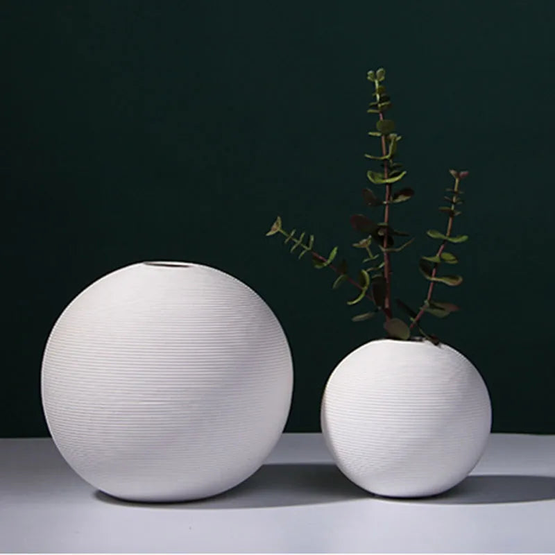vase en céramique pour fleurs décoration étagère moderne