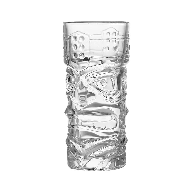 Verre tiki transparent gobelet cocktail style bar moderne