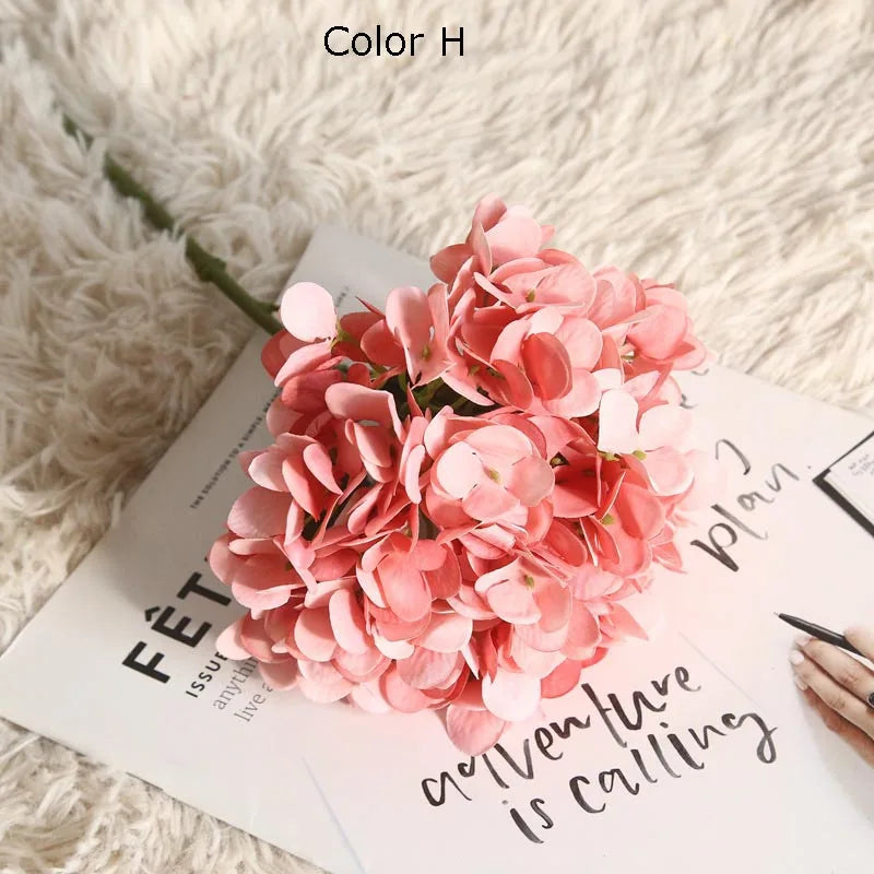 bouquet d'hortensia artificiel séché pour décoration de mariage - vue 10 sur 14