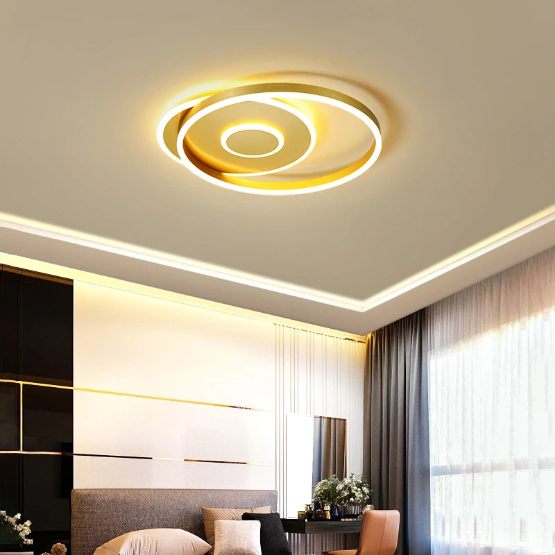 plafonnier led ultra fin pour décoration intérieure élégante - vue 5 sur 14