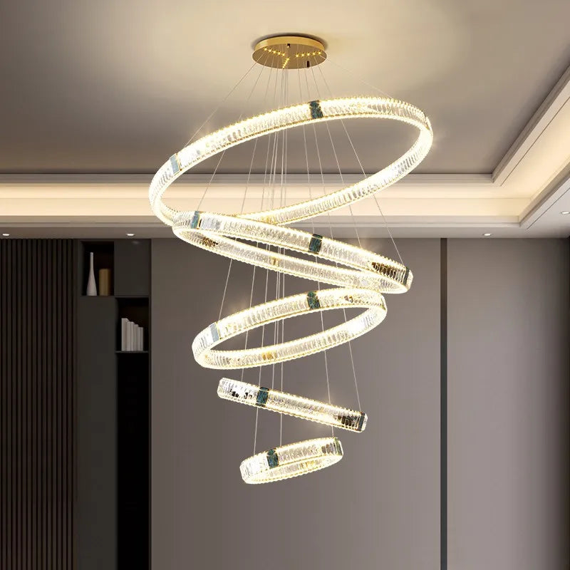 suspension en cristal design moderne pour intérieur élégant - vue 2 sur 16