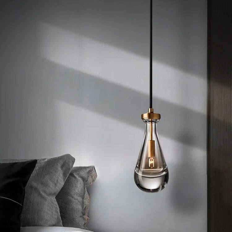 Suspension en cristal au design moderne et luxueux