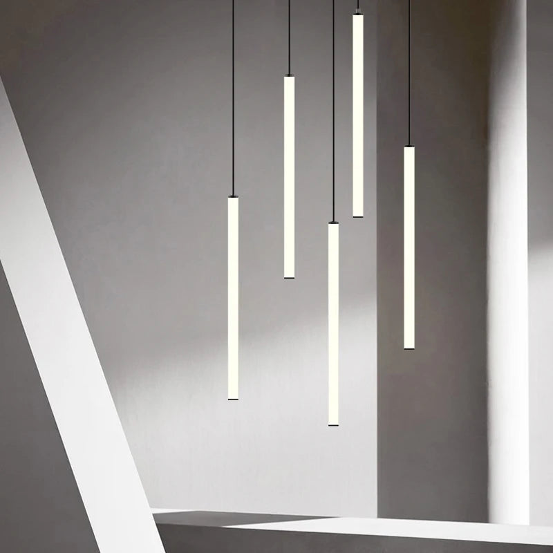 lustre moderne à led pour table et bar élégant - vue 2 sur 11