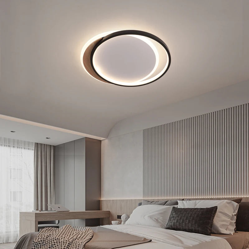 Lustres LED modernes lampes en bois véritable pour salon chambre décoration de la maison logement 	 luminaires d'intérieur - vue 5 sur 15