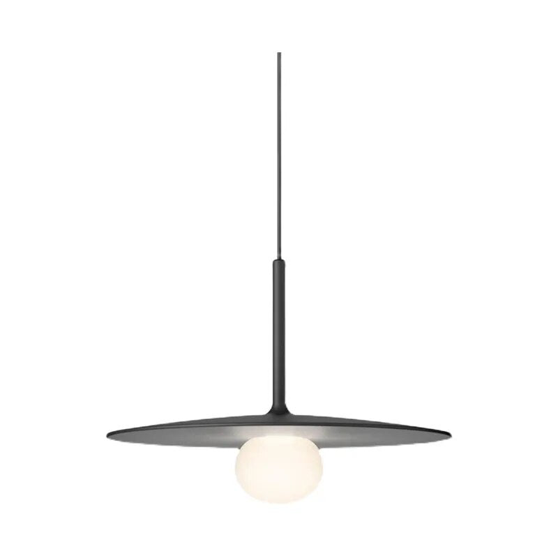 Suspension à tête unique en verre