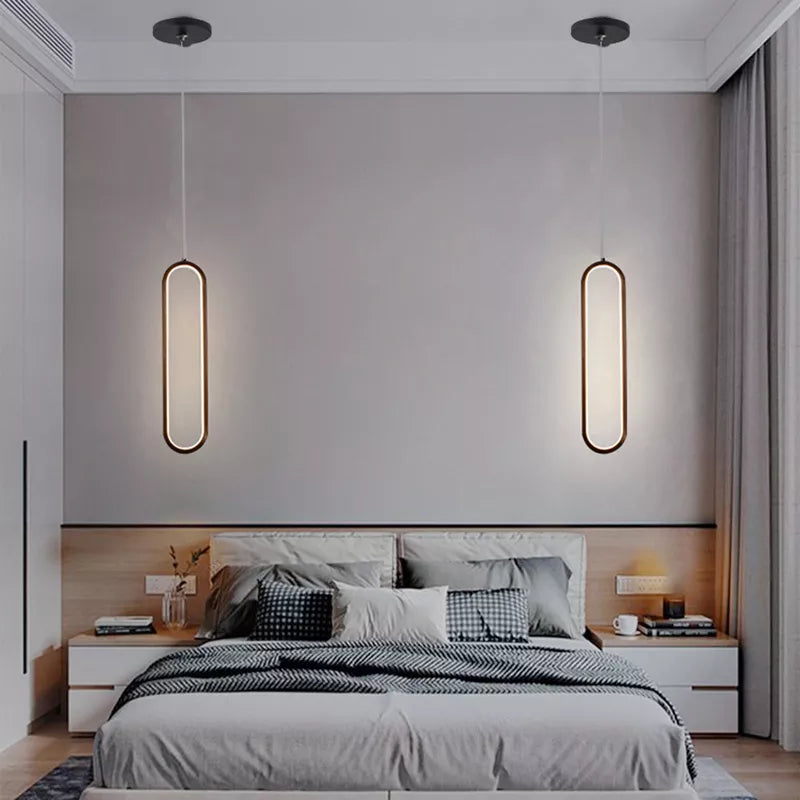 suspension led de style moderne et minimaliste - vue 3 sur 11