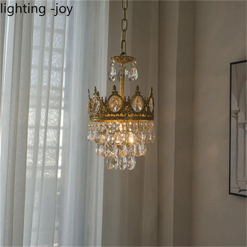 lustre couronne moderne en cristaux luminaire décoratif d'intérieur