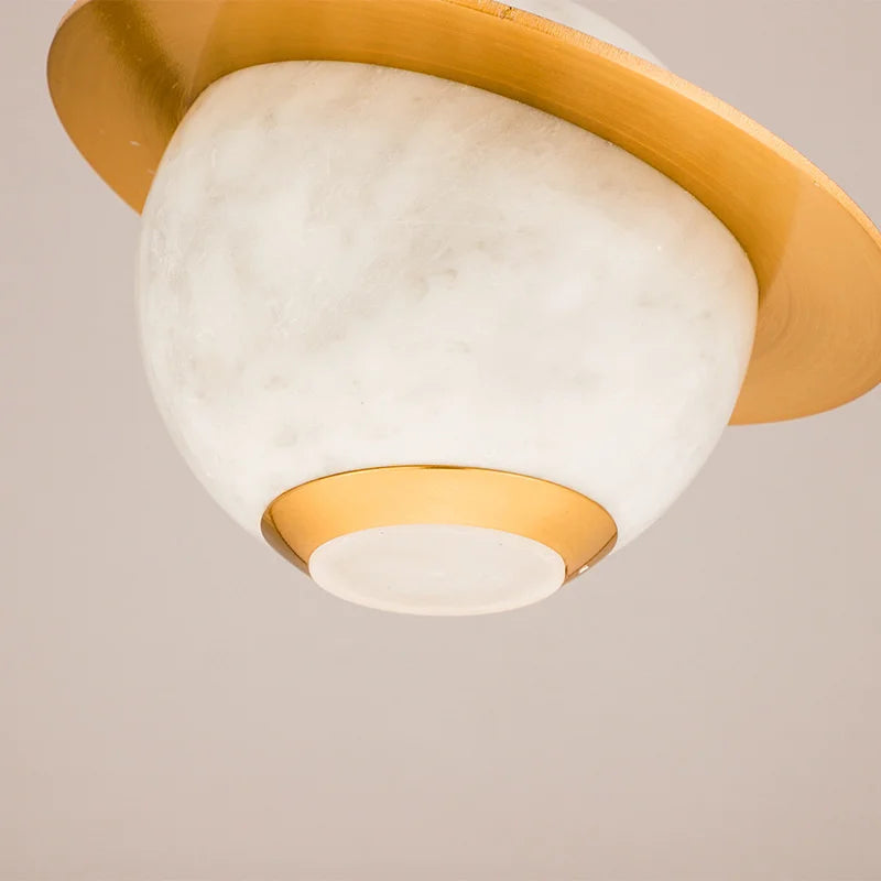 suspension marbre simple style planétaire pour bar hôtel magasin