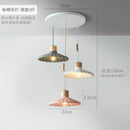 suspension simple moderne led en ciment nordique