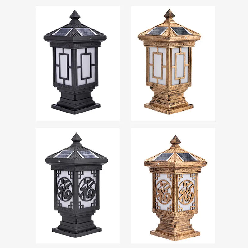 lampe solaire led décorative pour jardin et extérieur - vue 3 sur 17