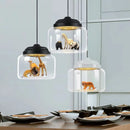 Suspension modernes en verre nordique