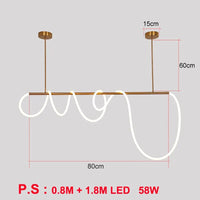 lampes lumière led suspension moderne