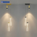 Lustre LED en acrylique moderne