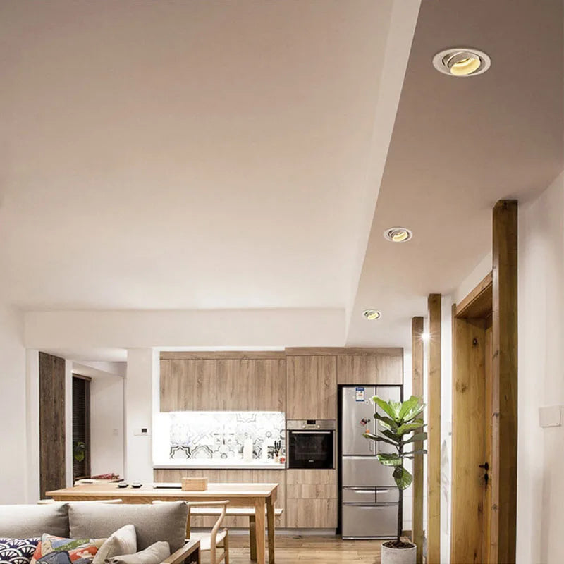 spot led encastrable d'intérieur à technologie cob avec zoom variable - vue 7 sur 6