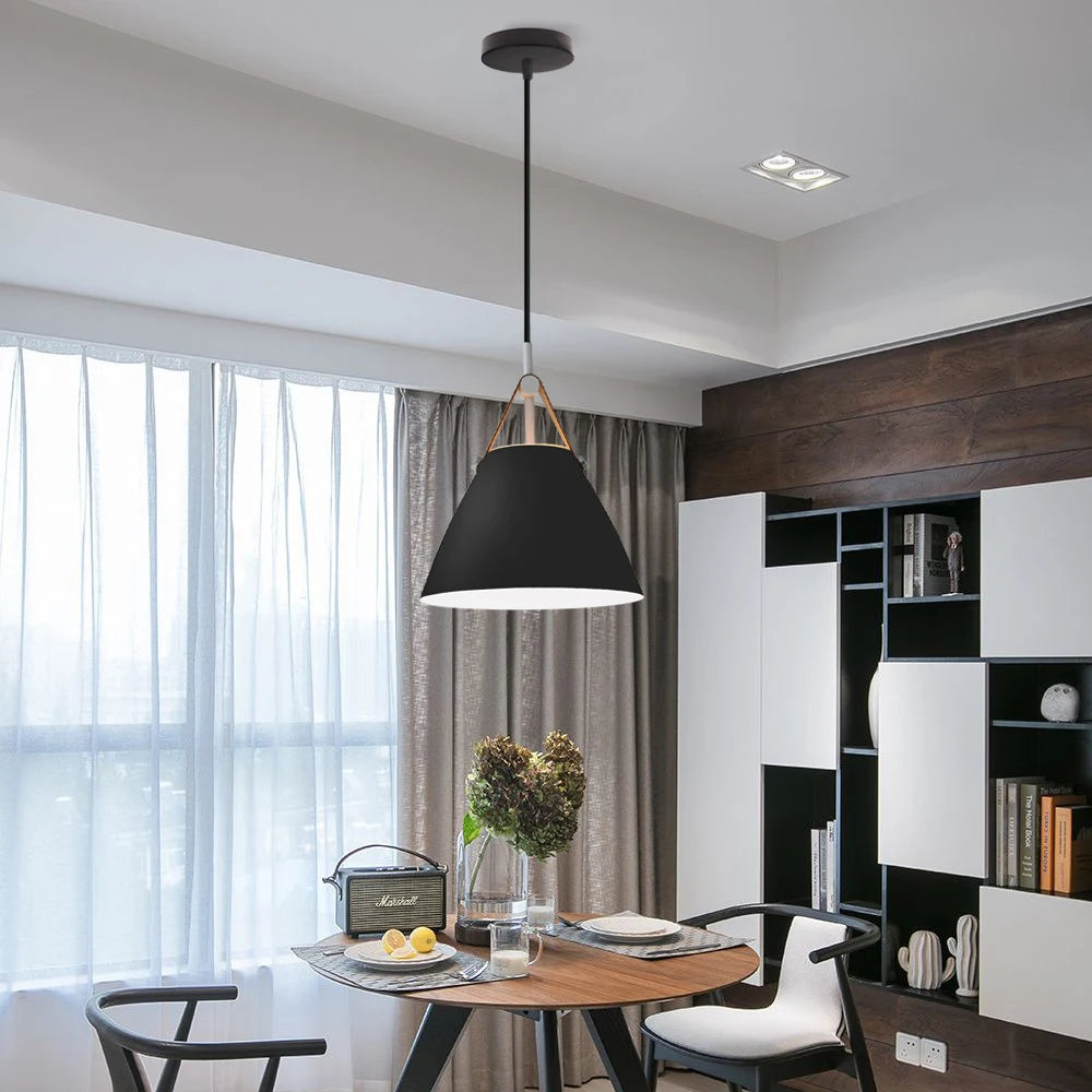 lampe led suspendue design nordique moderne décorative - vue 4 sur 7
