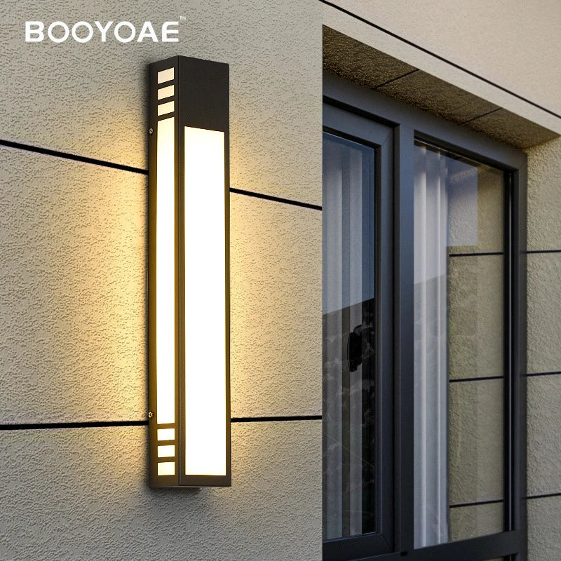 Appliques murales lumière extérieure moderne escalier entrée balcon maison lampe de jardin porche avant 110V terrasse étanche éclairage mural - vue 3 sur 10