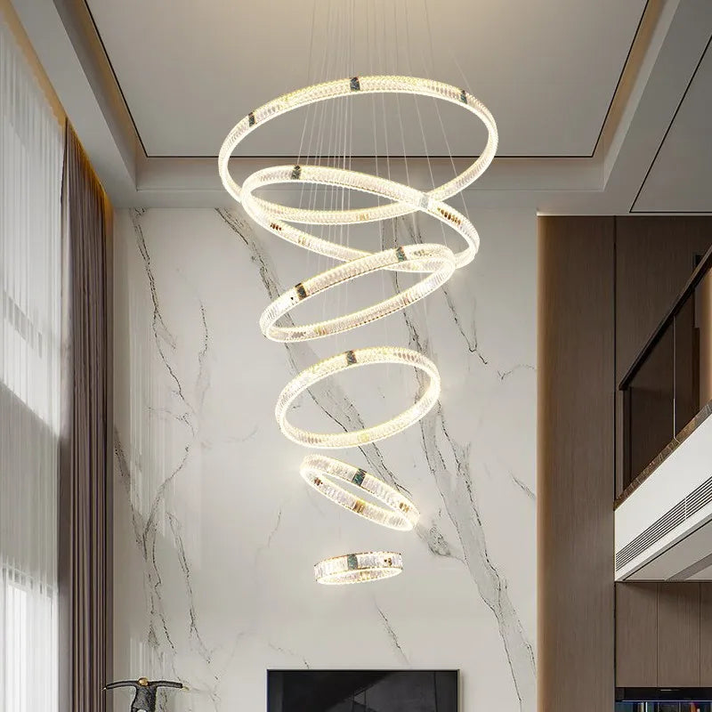 suspension en cristal design moderne pour intérieur élégant - vue 4 sur 16