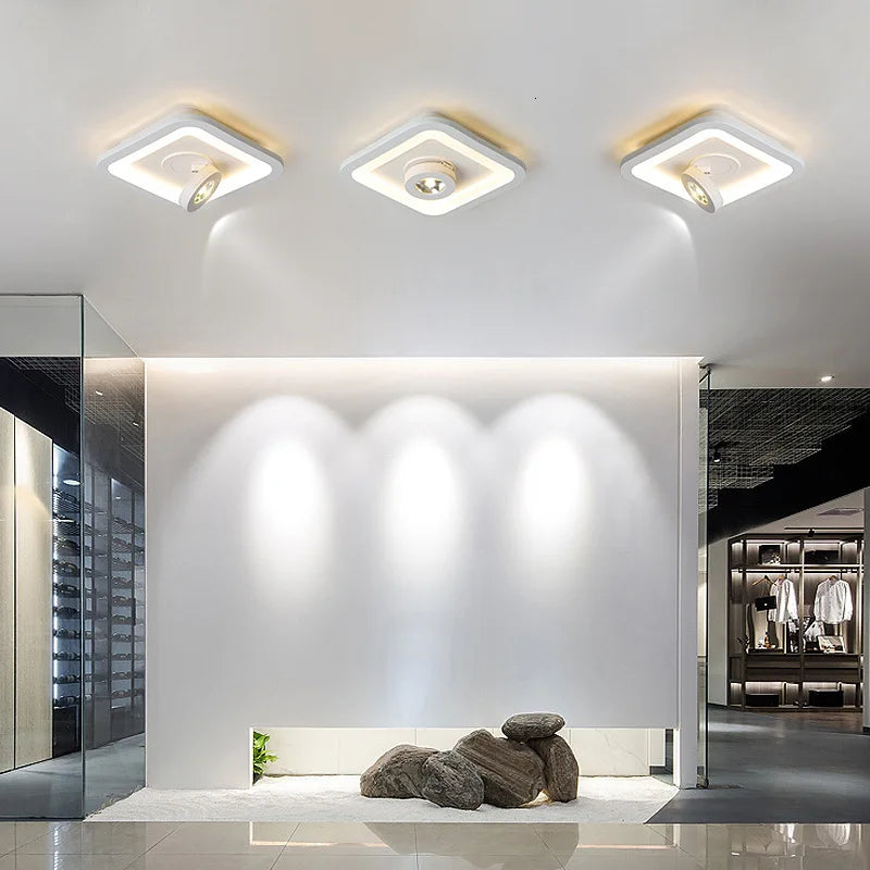 plafonnier led design moderne éclairage d'intérieur luminaire décoratif - vue 4 sur 25
