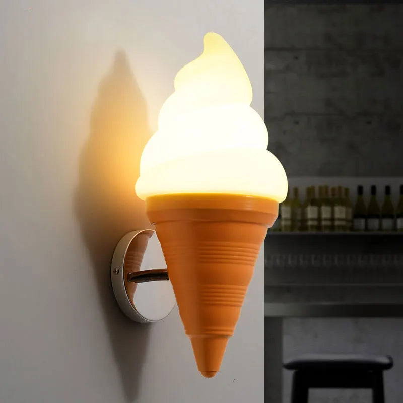applique murale design nordique en forme de crème glacée - vue 5 sur 10