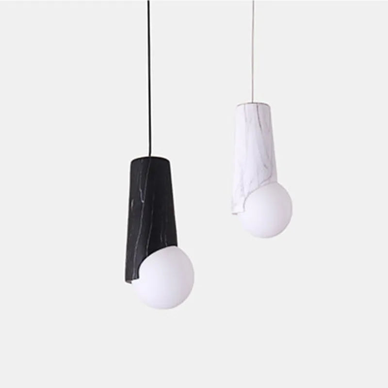 Suspension moderne nordique en fil de fer minimaliste pour comptoir en marbre