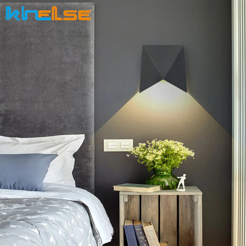 applique murale led design minimaliste créatif et moderne - vue 5 sur 9
