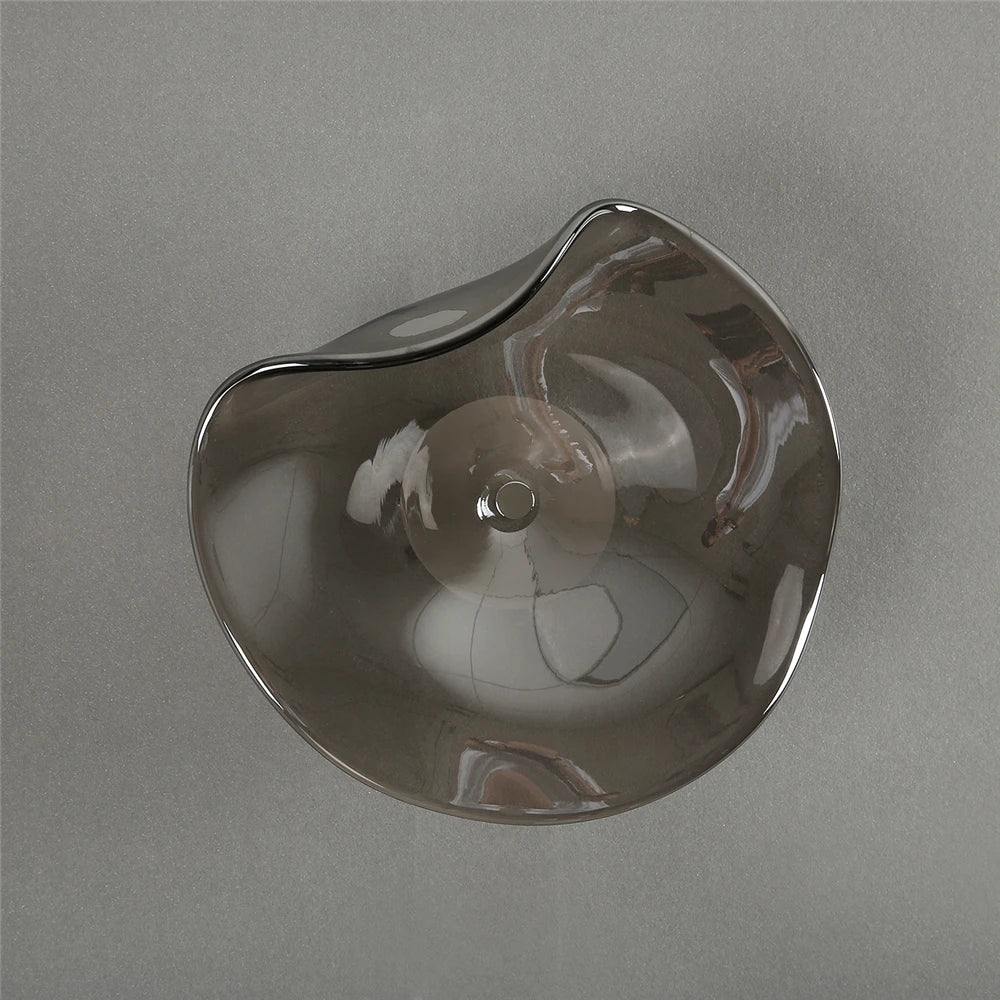 applique murale led moderne en verre éclairage surface incurvée - vue 8 sur 7